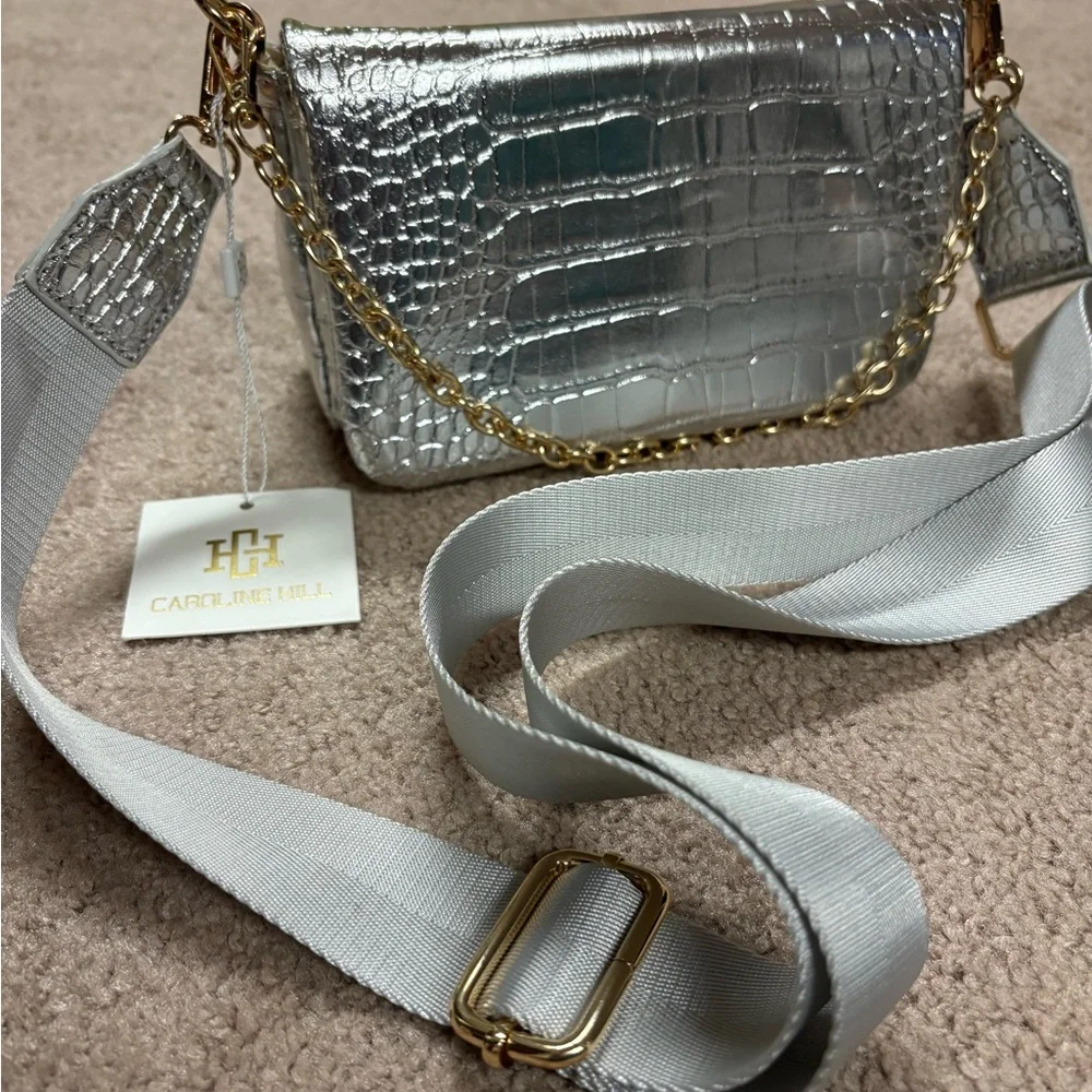 Caroline Hill Dakota Platinum Crossbody ntw - Picture 3 of 7